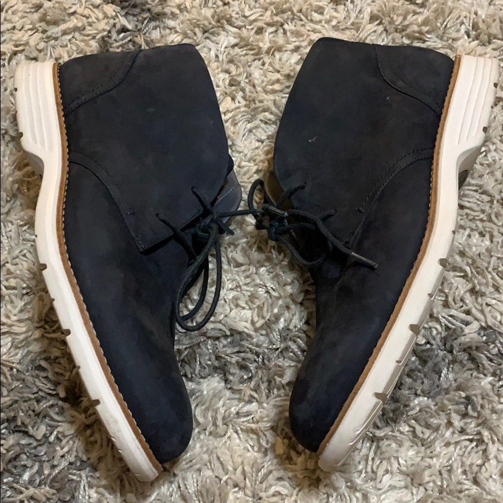 Blue Rockport Boots